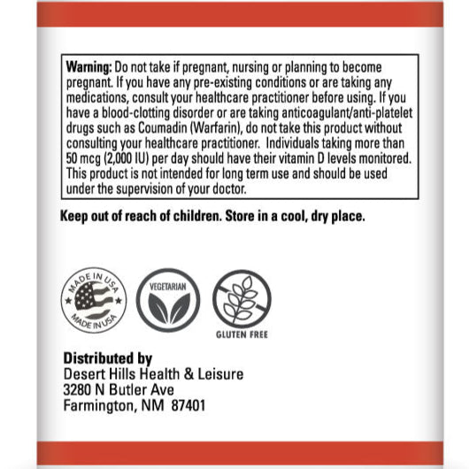 Immunity Stack: Nootropic Defense and Tri-Stack Vitamin A + Vitamin D3 + Vitamin K2 Supplement Bundle