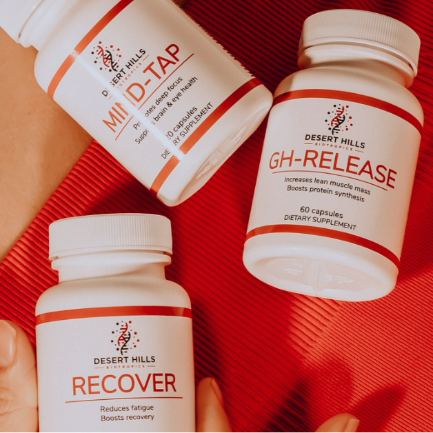 MIX AND MATCH ULTIMATE TRIO: Recover Capsules, Mind-Tap and GH-Release Capsules bundle