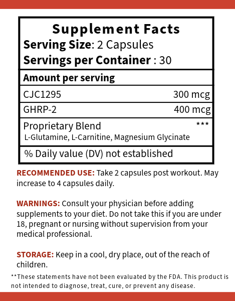 MIX AND MATCH: Recover BPC-157 Capsules Peptide and GH-Release CJC-1295 and GHRP2 (Ipamorelin) Peptide Capsules bundle