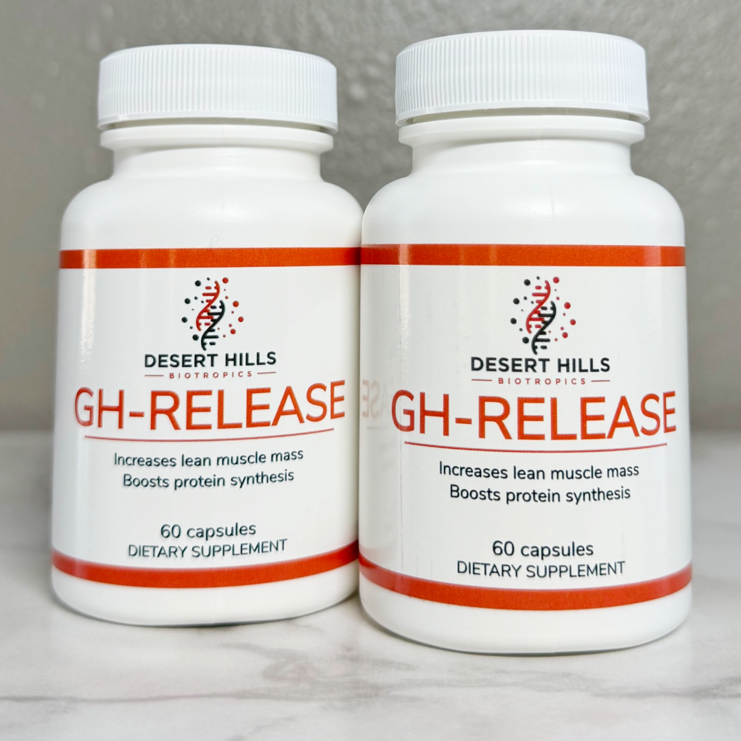 2 ARE BETTER THAN 1: GH-Release Capsules Lean Growth Supplement 2 bottle bundle